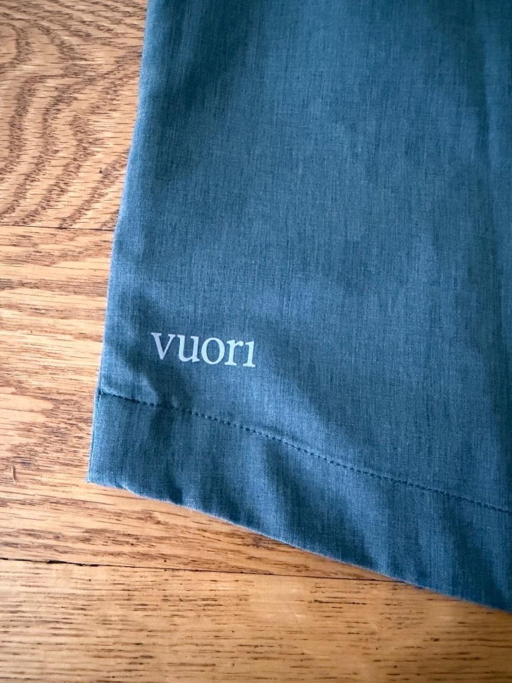 NWOT Vuori Mens Venture Track Jacket in Agate Green Linen Texture (Size Small) - Picture 9 of 10